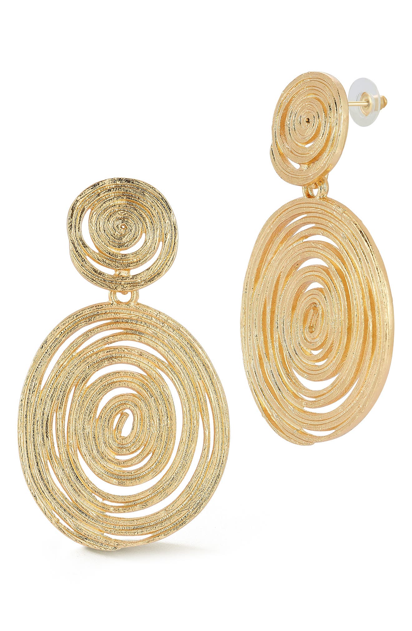 Swirl Drop Earrings