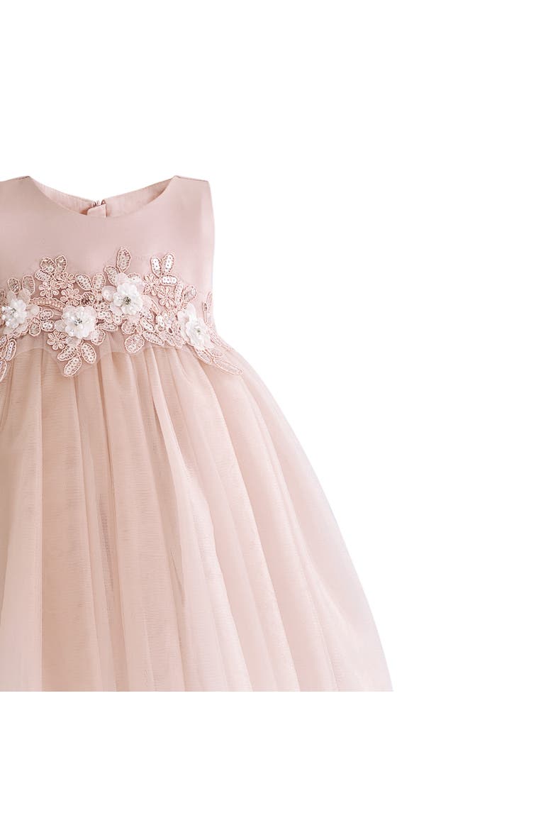 Ribbon Bloom Gown, Alternate, color, Rose