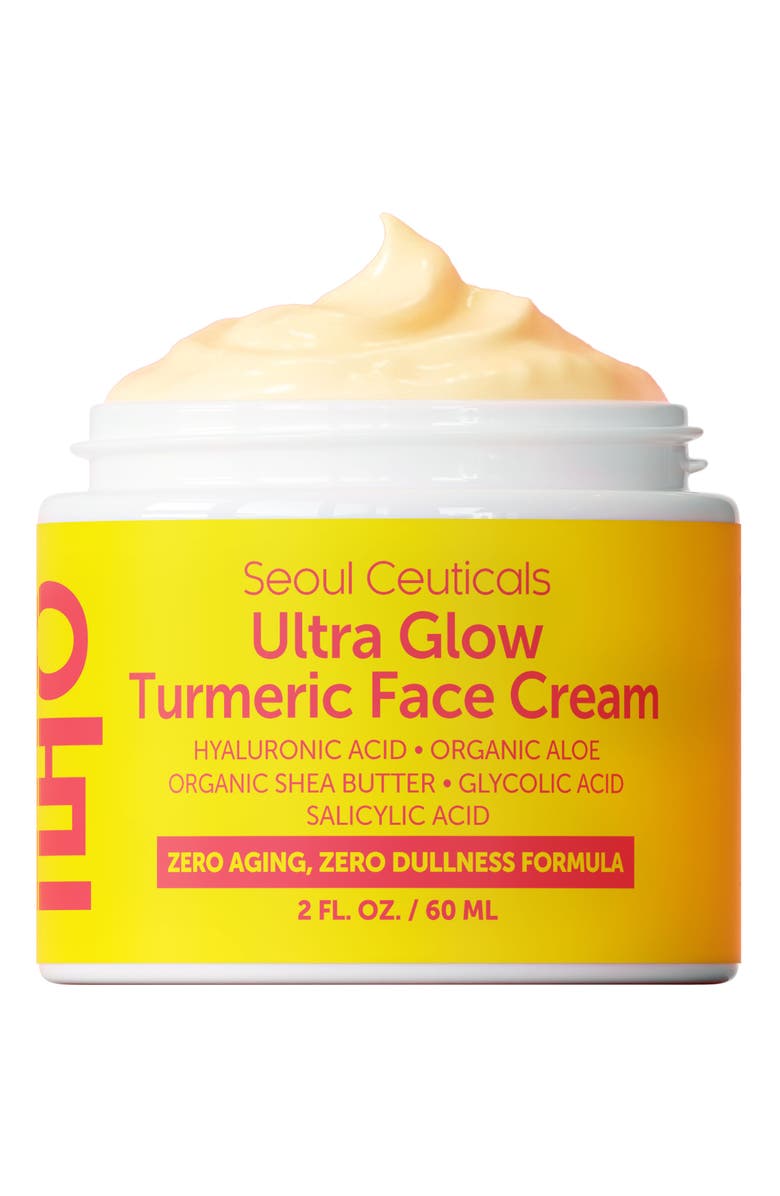 Seoul Ceuticals Ultra Glow Korean Turmeric Face Cream, Main, color, Clear