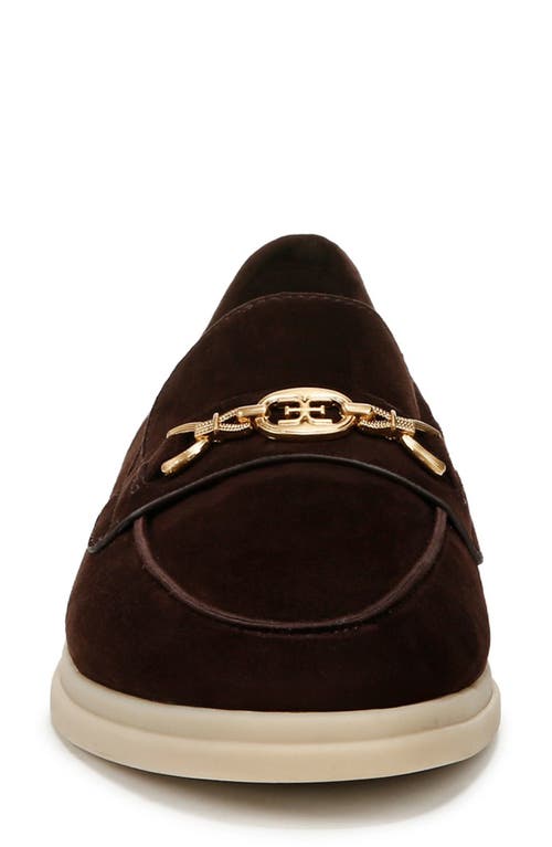 Sam Edelman Kyana Bit Loafer Cafe Noir Brown Leather