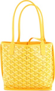 Pre-Owned Goyard Anjou Reversible Tote Coated Canvas Mini