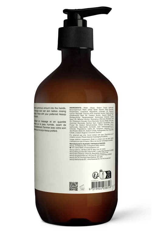 Aesop Eleos Nourishing Body Cleanser In No Color