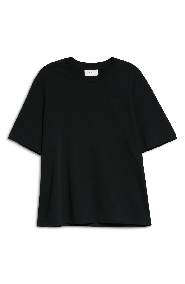 AMI Alexandre Mattiussi Ami de Coeur Embroidered Organic Cotton T-Shirt, Alternate, color, 