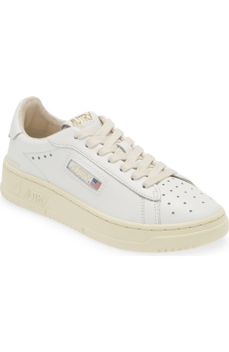 AUTRY Dallas Low Top Sneaker, Main, color, Wht/Plat