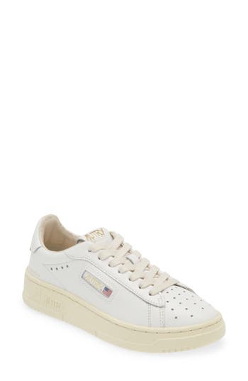 Autry Dallas Low Top Sneaker In White