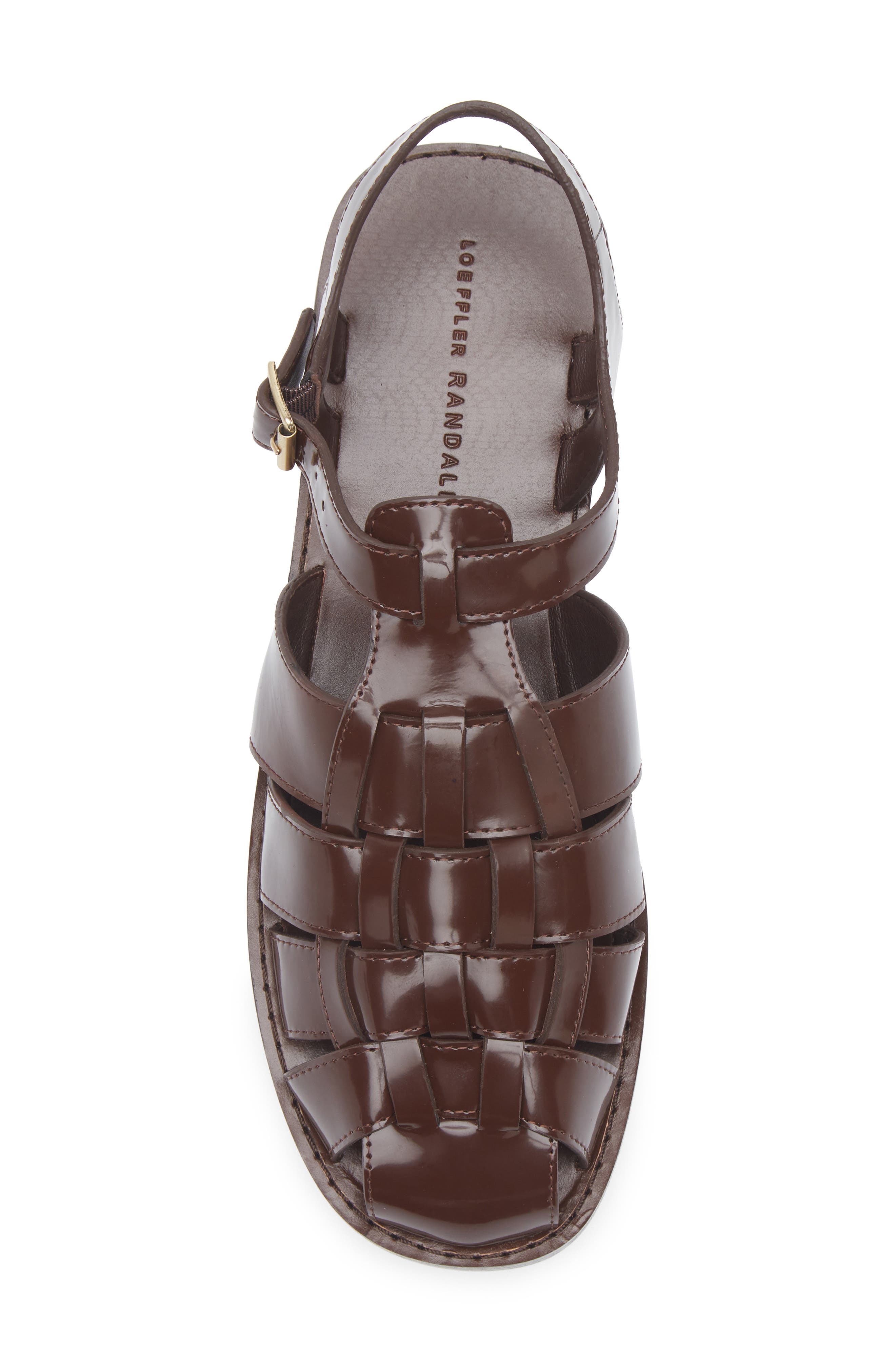 Loeffler Randall Max Caged Slingback Sandal, Alternate, color, Dark Brown