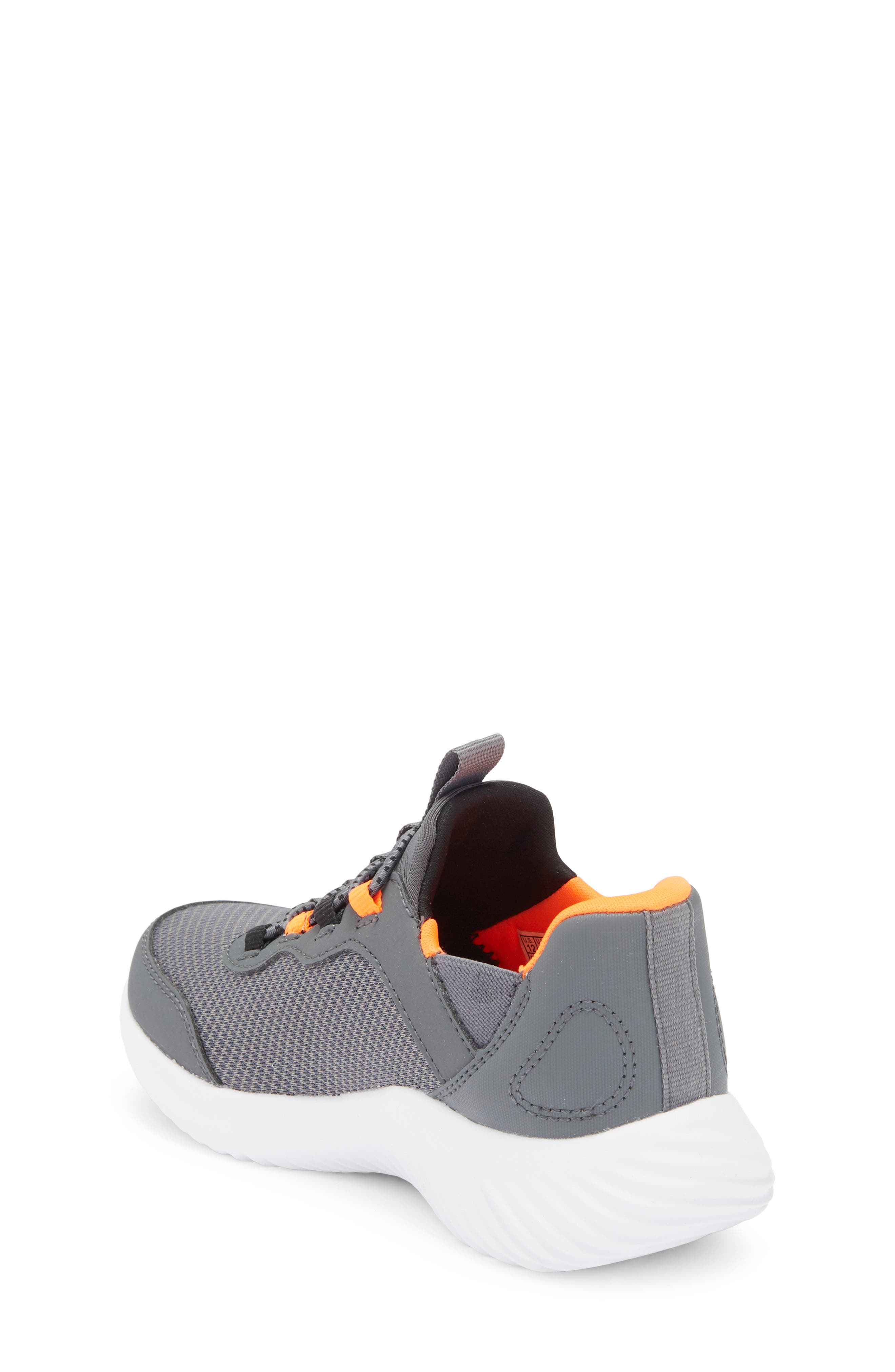 SKECHERS Kids' Slip-Ins Bounder Sneaker, Alternate, color, Grey/ Orange