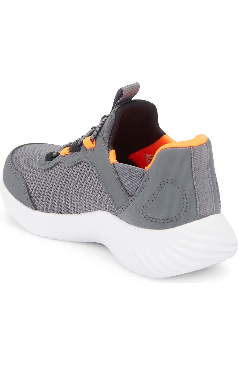 SKECHERS Kids' Slip-Ins Bounder Sneaker, Alternate, color, Grey/ Orange