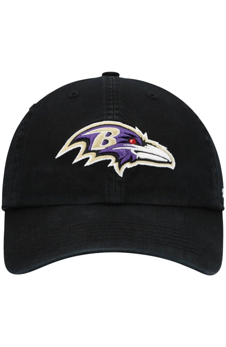'47 Men's '47 Black Baltimore Ravens Franchise Logo Fitted Hat, Alternate, color, 