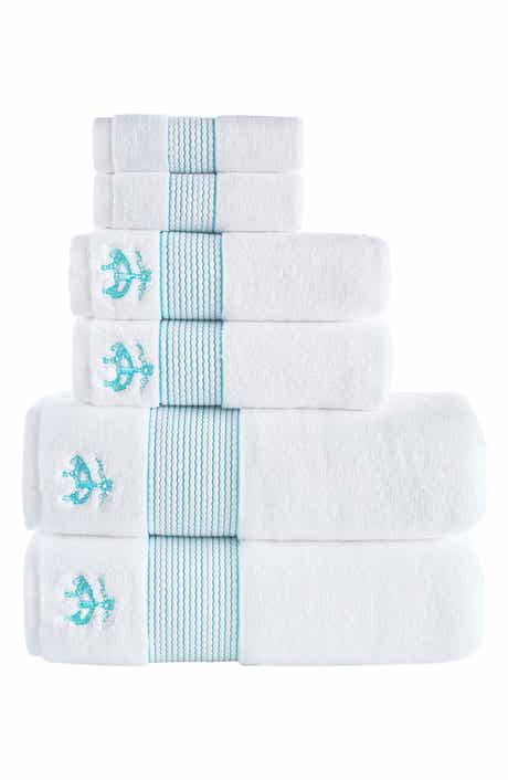 Brooks Brothers 6-Piece Robe Stripe Cotton Towel Set