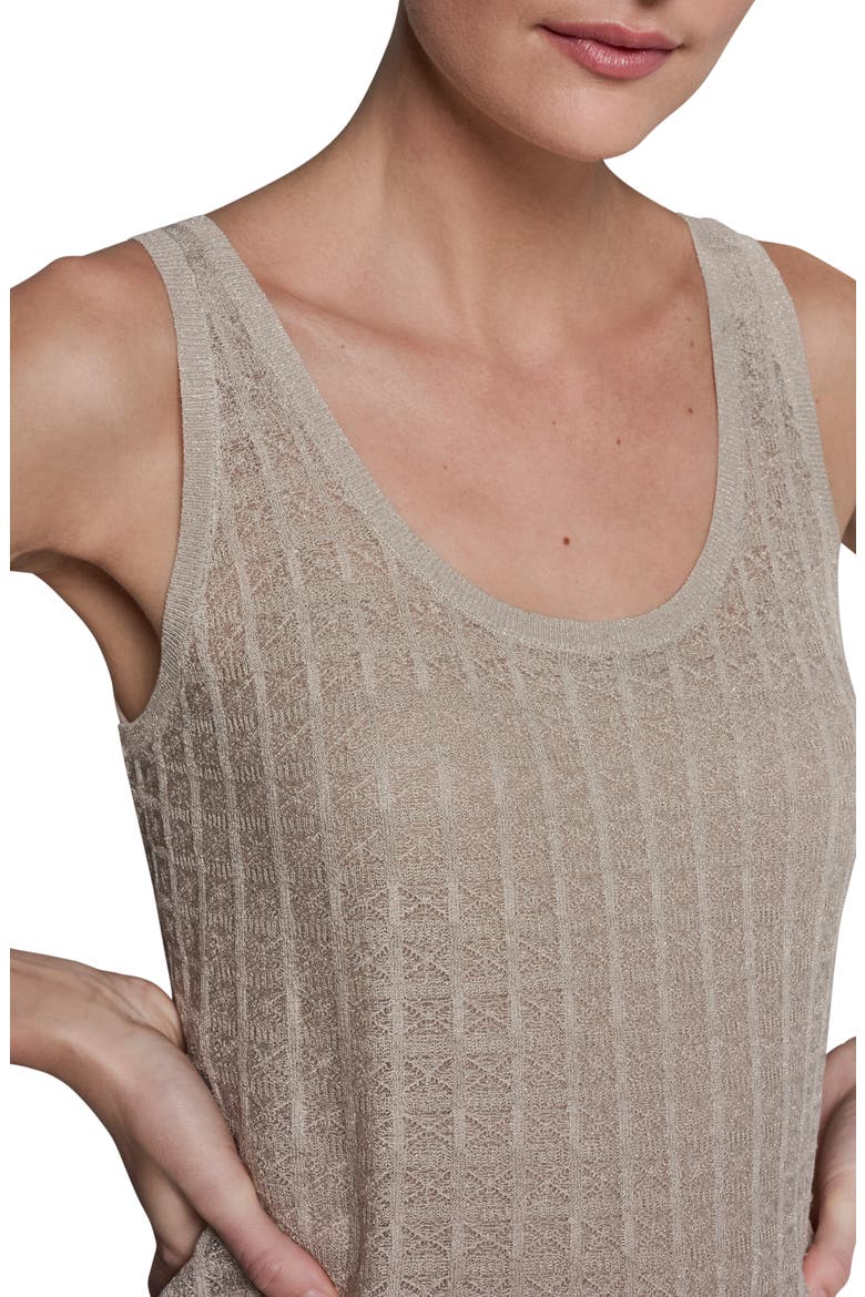 Grid Patter Sweater Tank, Alternate, color, TUSCAN GREY