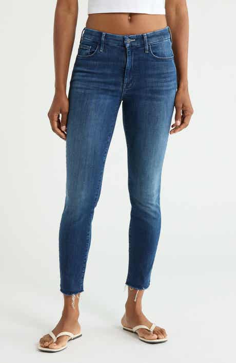 MOTHER Looker High Waist Ankle Skinny Jeans