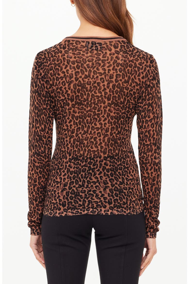 Ludlow Ada Long Sleeve Knit Top, Alternate, color, ANIMAL