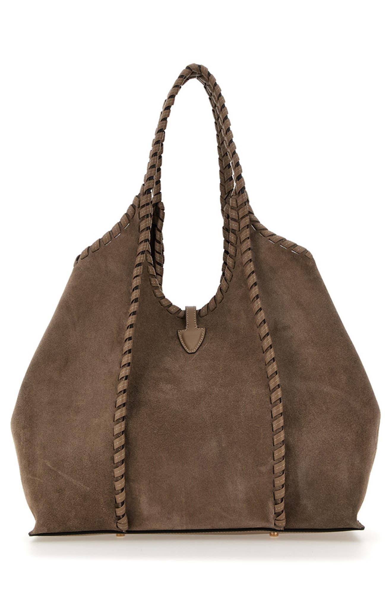 Tod's T Timeless Shopper, Alternate, color, Creta Chiaro