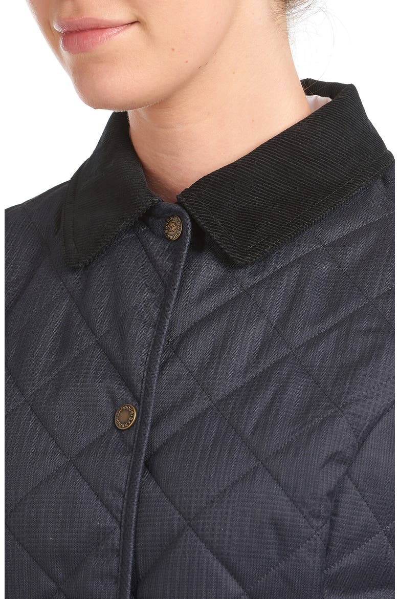Huddleson Plaid Quilted Jacket, Alternate, color, NAVY/ NAVY