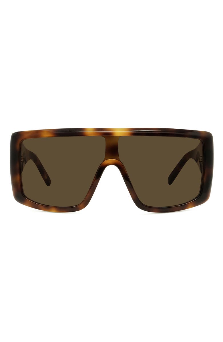 Givenchy Rectangular Flat Top Sunglasses, Main, color, Blonde Havana / Brown