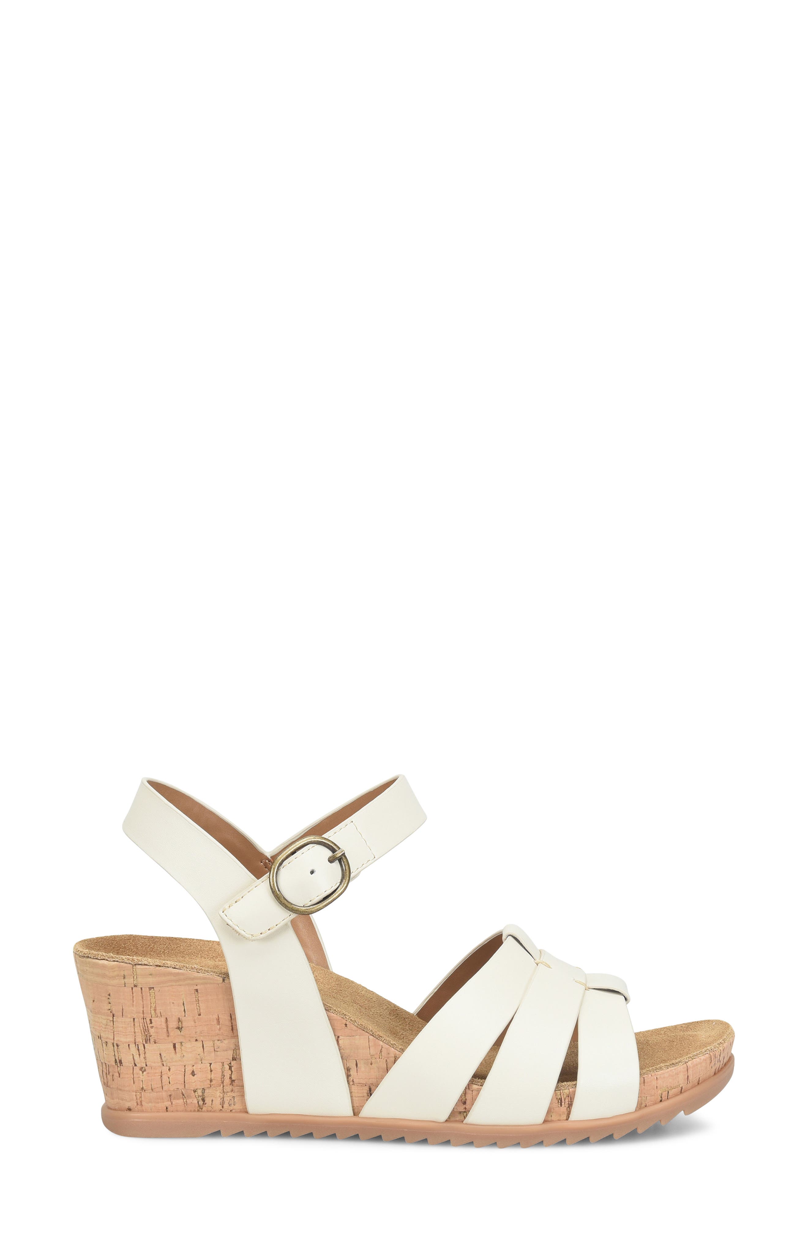 Comfortiva Taralyn Wedge Sandal, Alternate, color, Off White
