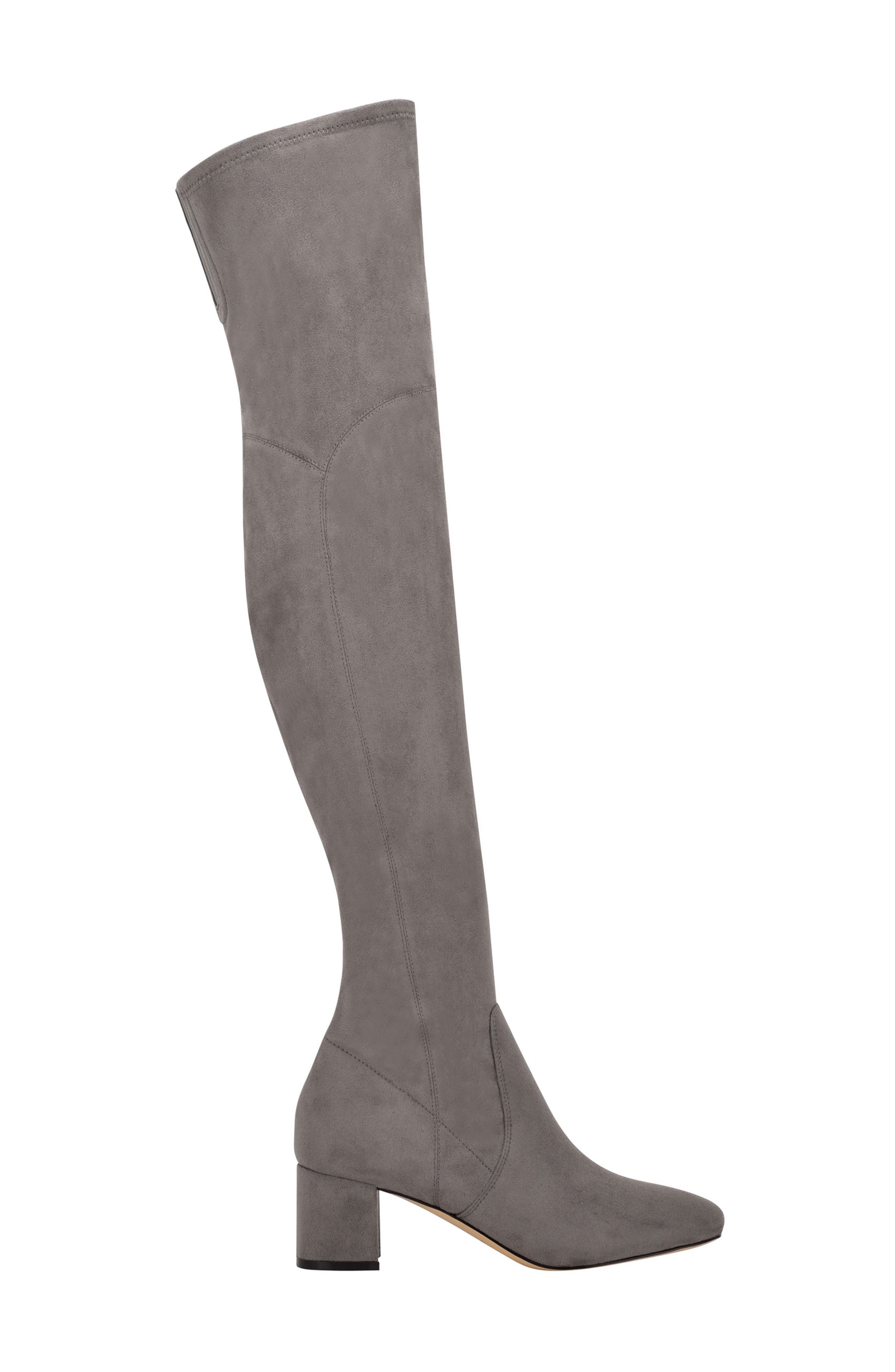 Charlote Over the Knee Boot, Alternate, color, GREY FABRIC