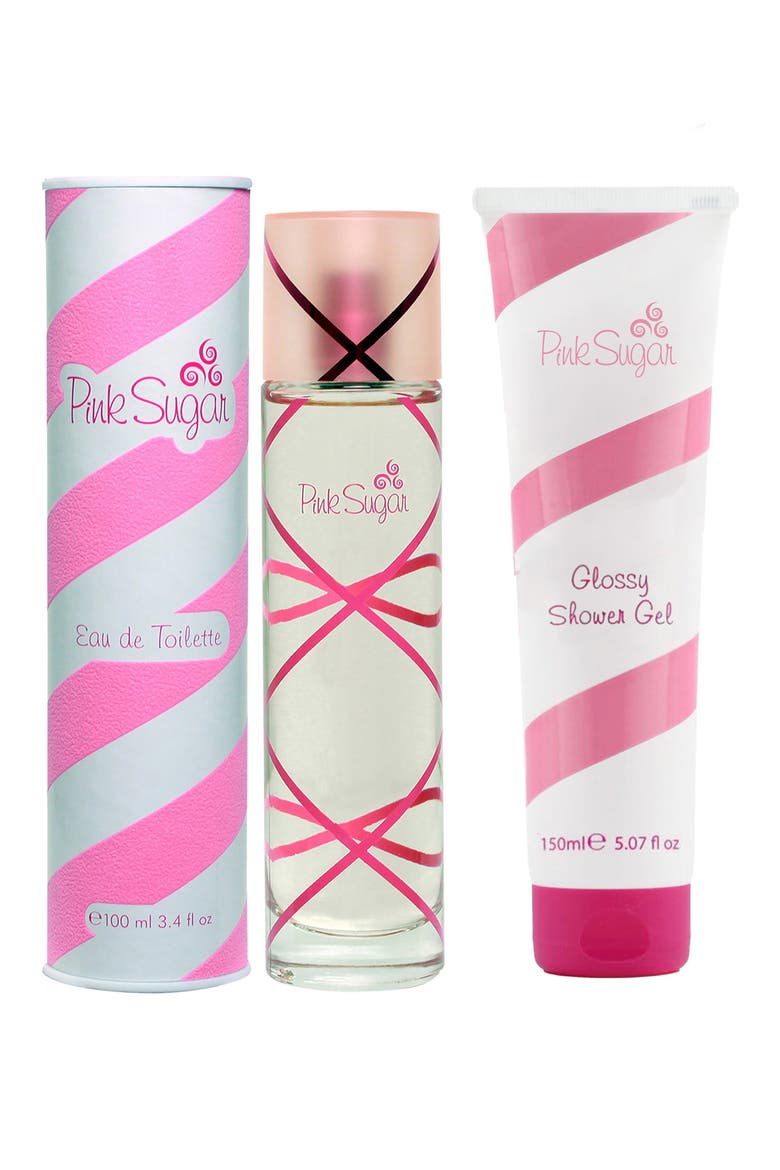 Aquolina Pink Sugar 2-Piece Eau de Toilette Shower Gel Set, Main, color, NO COLOR