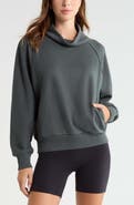 Zella Ultra Cozy Fleece Funnel Neck Pullover