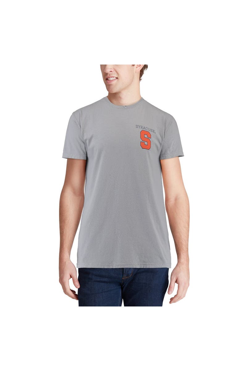 IMAGE ONE Men's Gray Syracuse Orange Comfort Colors Campus Scenery T-Shirt, Alternate, color, 