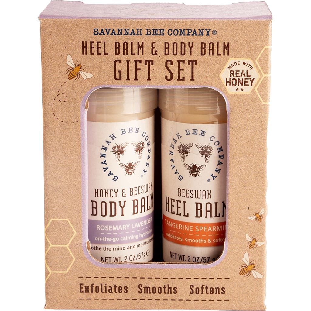 Savannah Bee Company Heel And Body Balm Gift Set