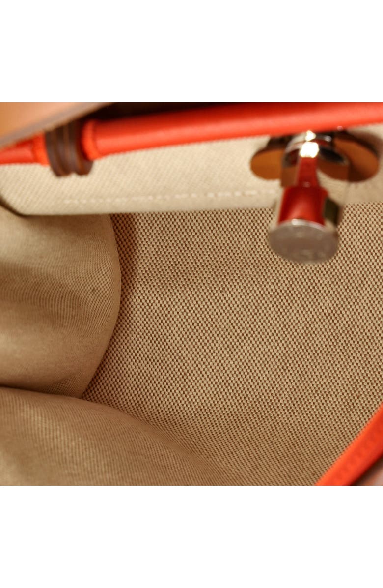 Pre-Owned Hermes Herbag Zip Berline Vache Canvas and Leather 31, Alternate, color, Orange Mecano