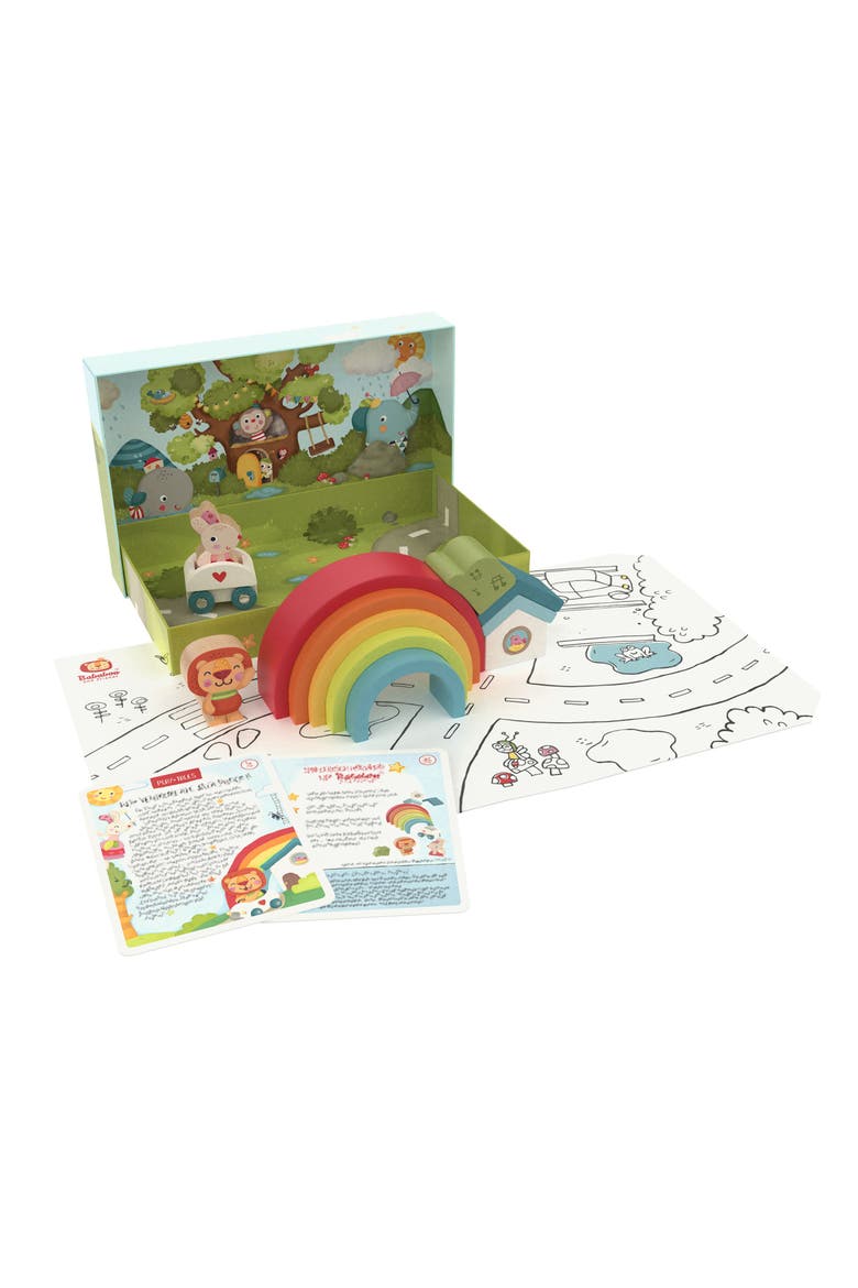 Enchanted Rainbow Roleplay Stacking Toy, Alternate, color, Multi / Green