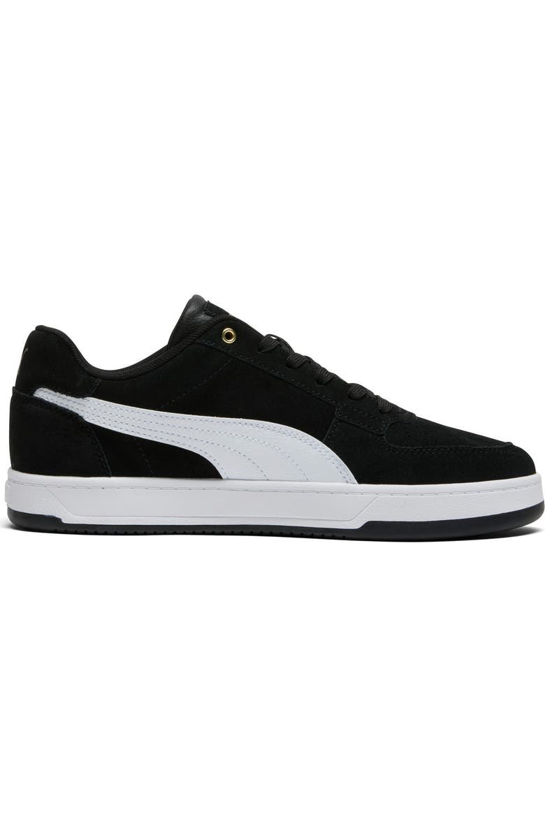 PUMA Caven 2.0 Full Suede Sneaker, Alternate, color, Puma Black-Puma White- Gold