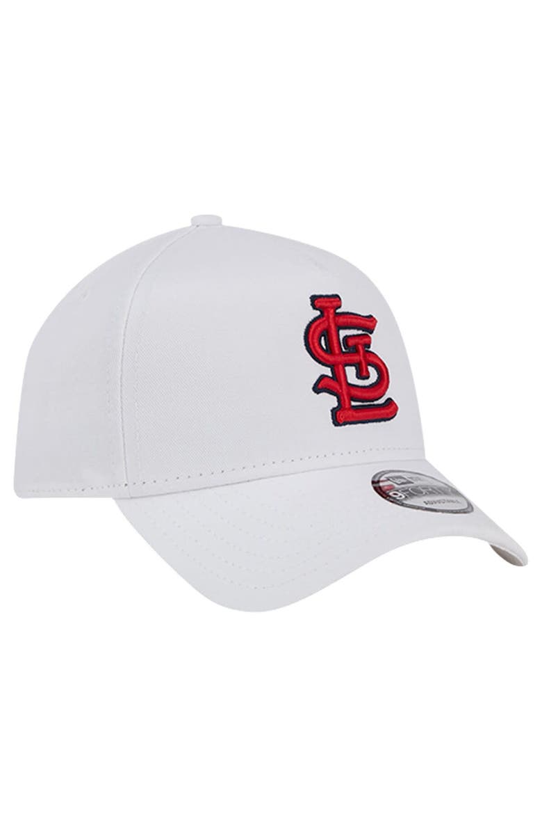 New Era Men's New Era White St. Louis Cardinals TC A-Frame 9FORTY Adjustable Hat, Alternate, color, White