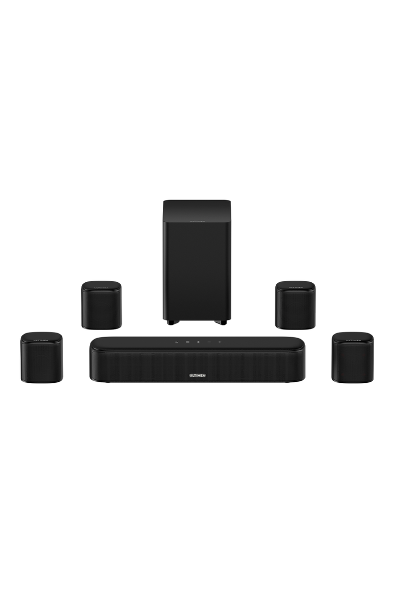 aura a40 7.1ch virtual surround sound bar, Main, color, Black