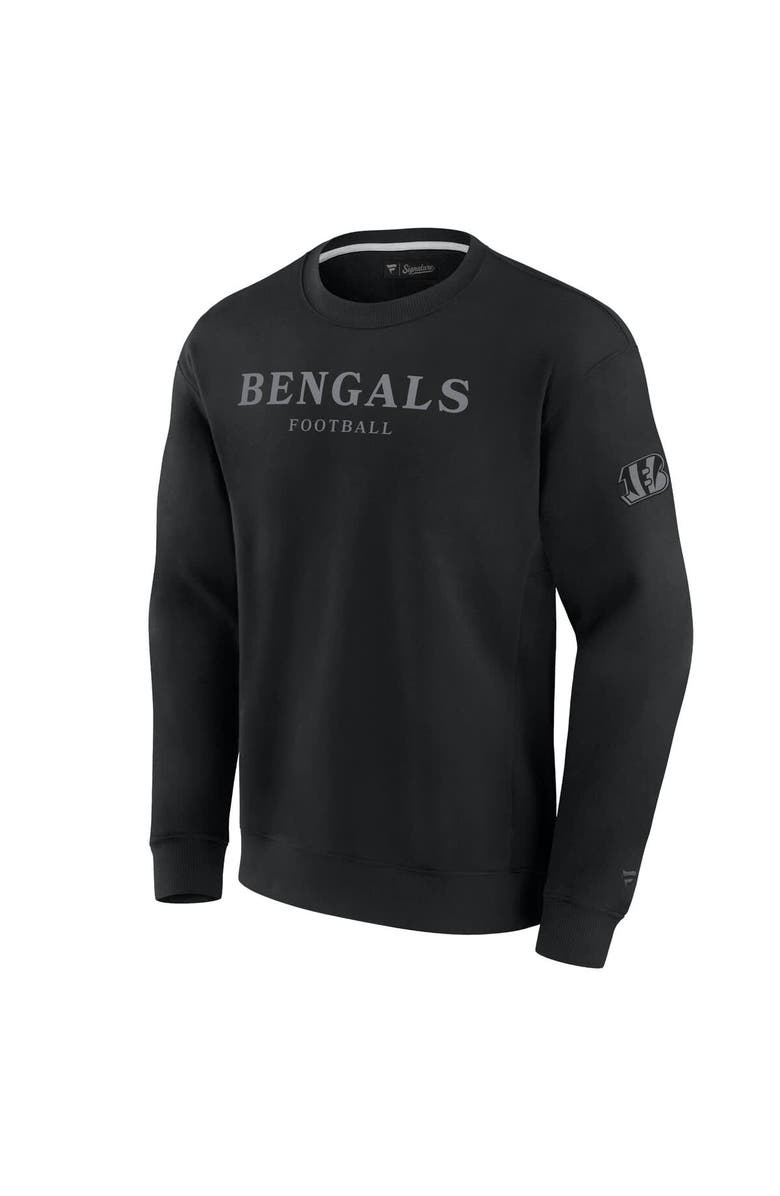 FANATICS Unisex Fanatics Black Cincinnati Bengals Elements Unlimited Fleece Pullover Sweatshirt, Alternate, color, Black