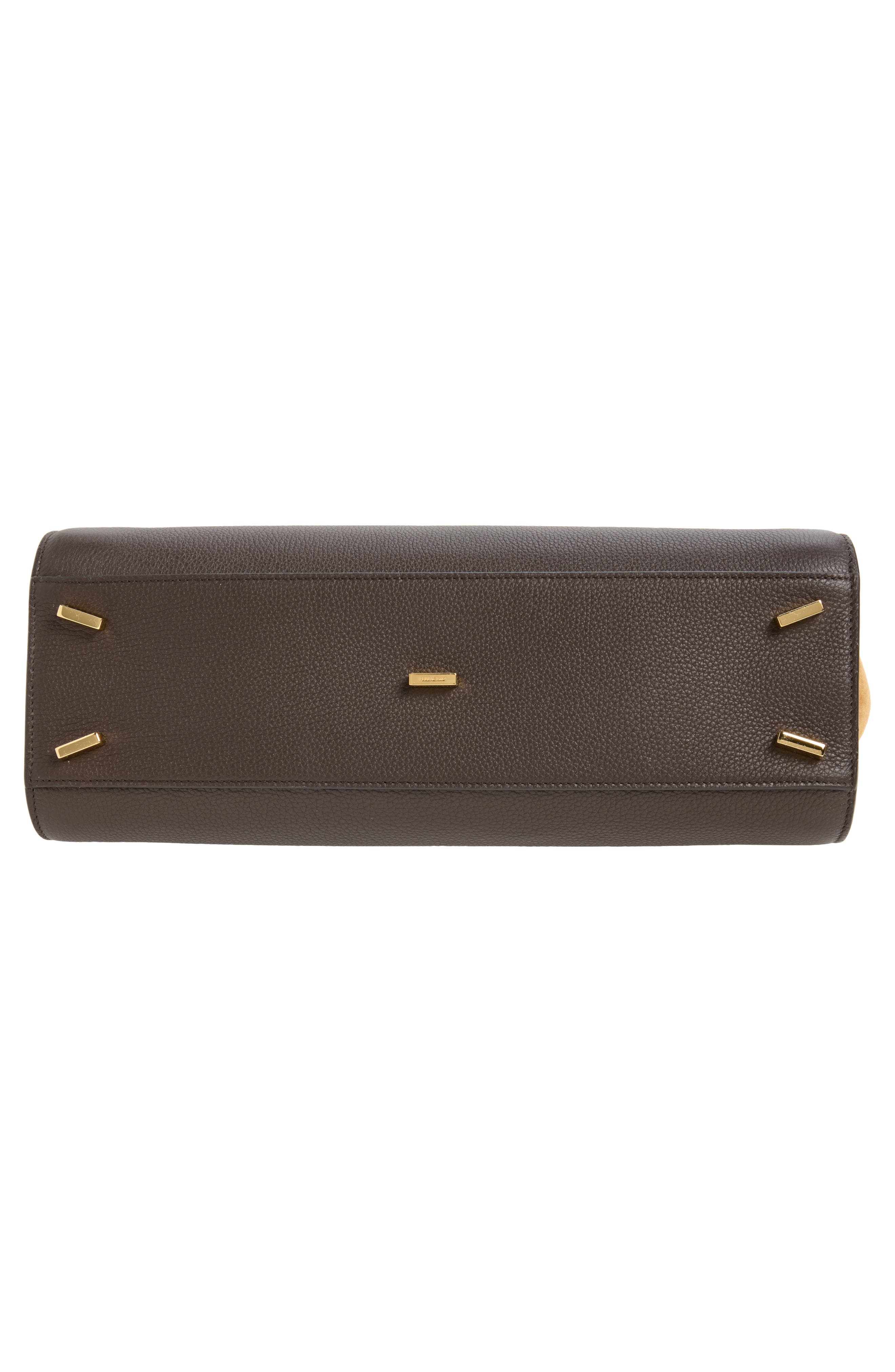 Medium Studio Soft Leather East/West Bag, Alternate, color, TESTA DI MORO NATURALE