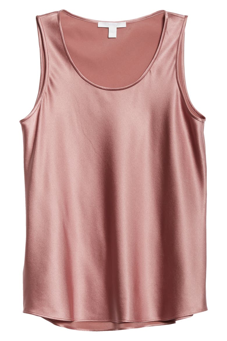 Inolea Stretch Silk Tank, Alternate, color, PETAL