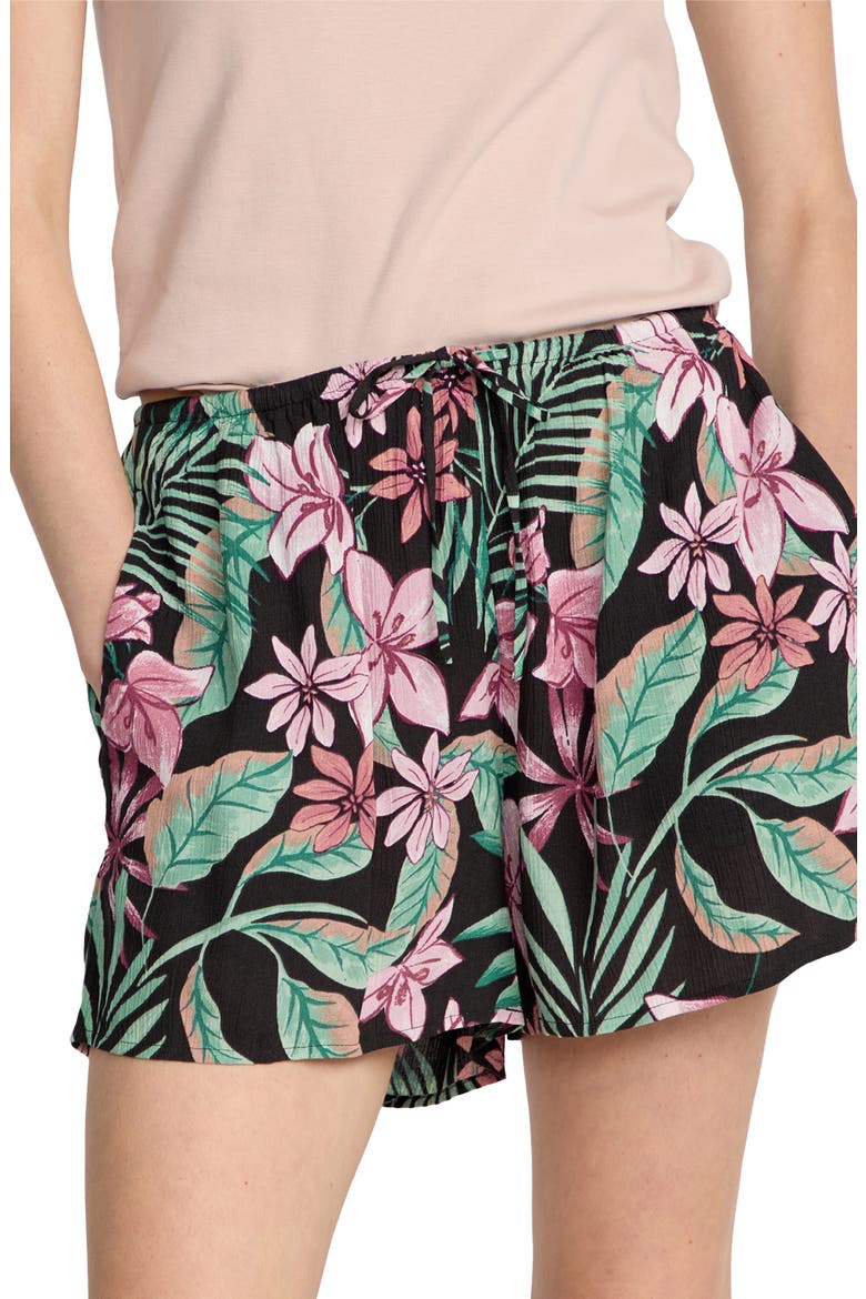 Boss Beach Cover-Up Shorts, Alternate, color, BLACK MULTI