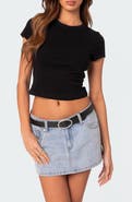 EDIKTED Better Basics Crop T-Shirt