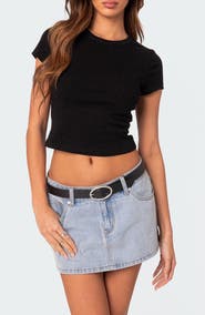 EDIKTED Better Basics Crop T-Shirt