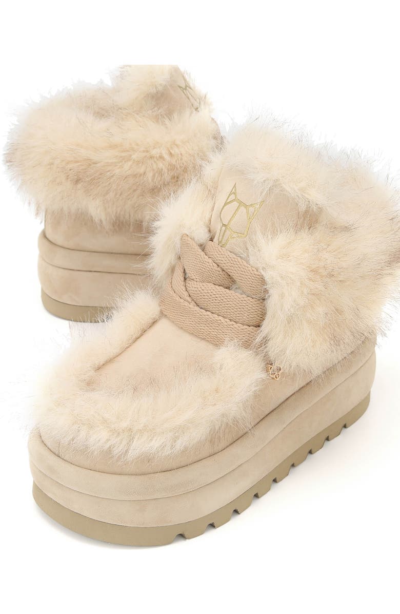 Naked Wolfe Bambi Suede Boot, Alternate, color, Ice