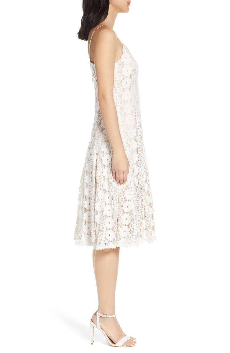 Eliza J Sleeveless Lace Dress, Alternate, color, 