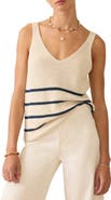 Faherty Miramar Linen & Organic Cotton Blend Sweater Tank