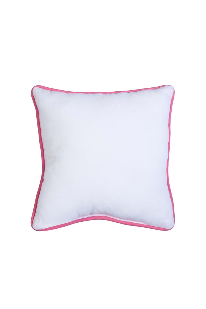 "Hello Summer" Popsicles Cotton Blend Mini Accent Pillow 10" x 10", Alternate, color, Orange
