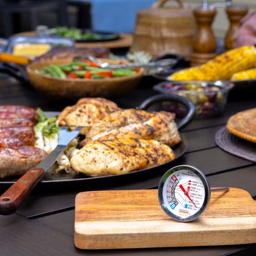 Maverick Gourmet Roasting Thermometer In Silver