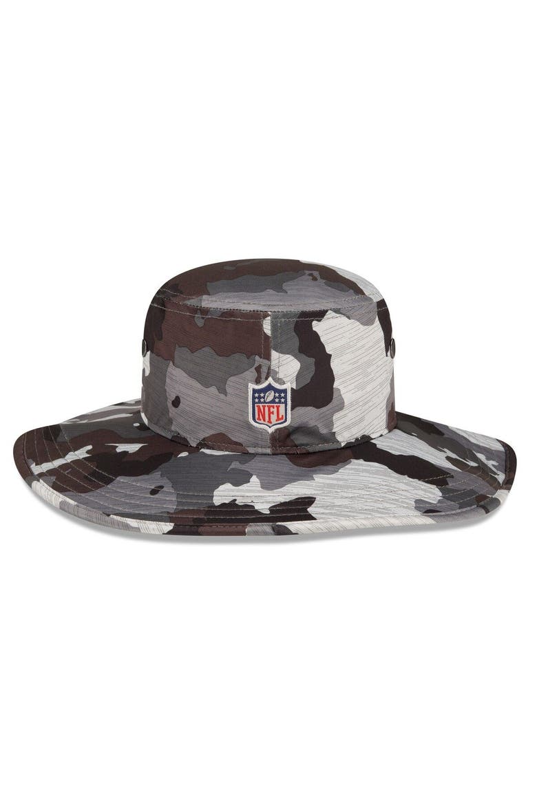 Men's New Era Camo Cleveland Browns 2022 NFL Training Camp Official Panama Bucket Hat, Alternate, color, Camo