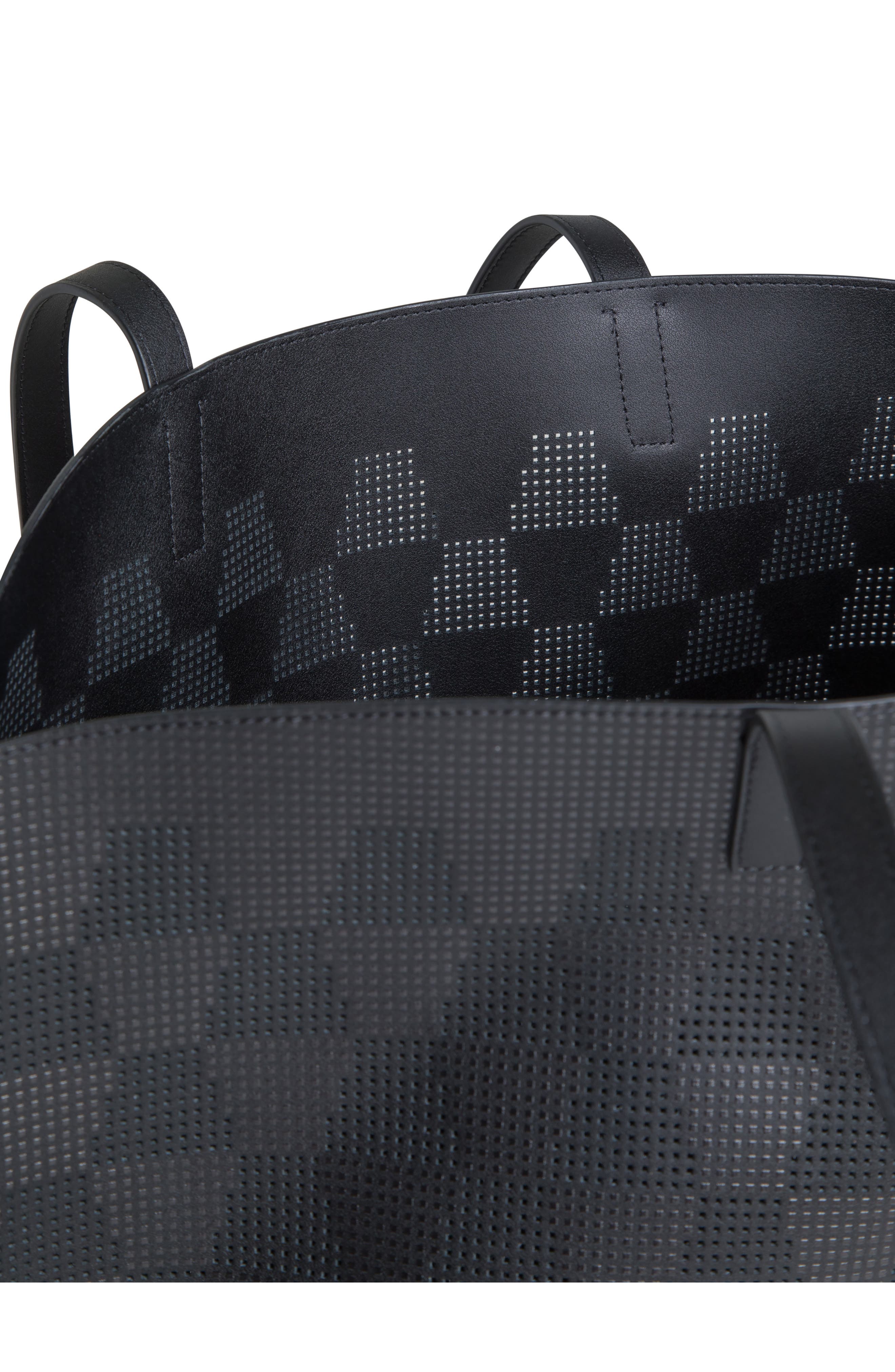 Akris Medium AI Perforated Leather Tote, Alternate, color, 