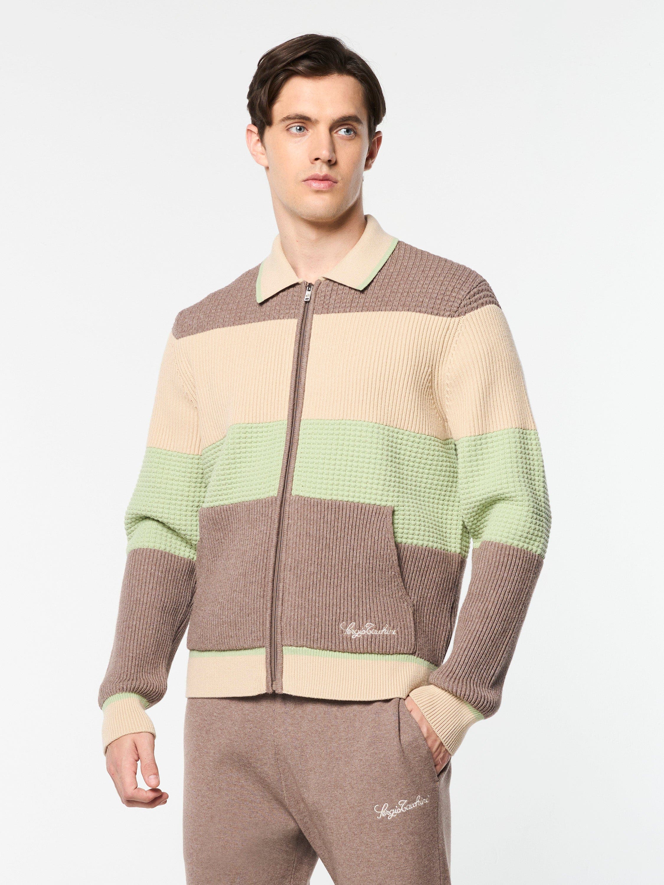 Enzo Striped Track Jacket - image 2