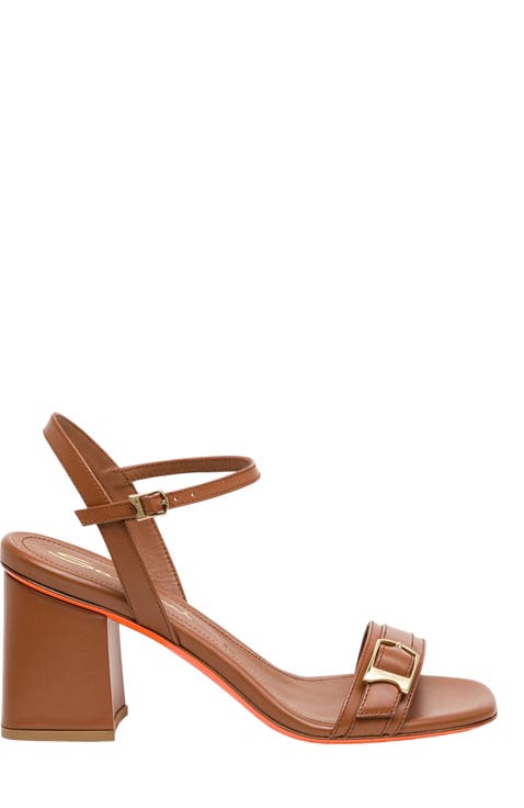 サンダル・ミュール SANTONI LAMINATED NAPPA SANDALS Women's Santoni Sandals and Flip-Flops | Nordstrom