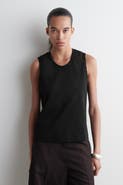 COS Gathered Cotton Tank Top