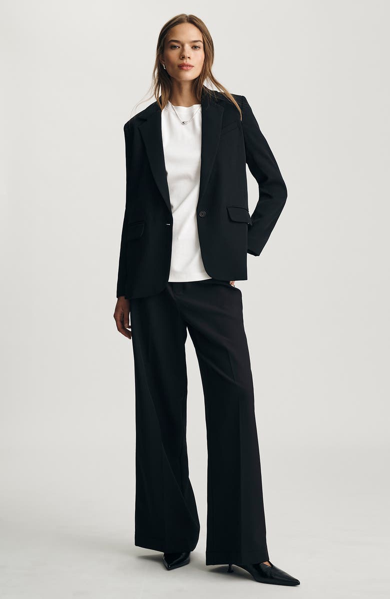 Mavi Jeans Slim Fit Blazer, Alternate, color, Black