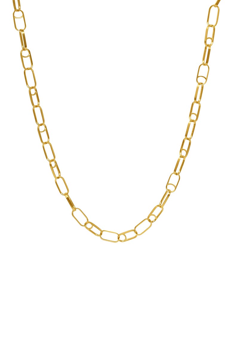 Crosby Link Statement Necklace, Main, color, GOLD