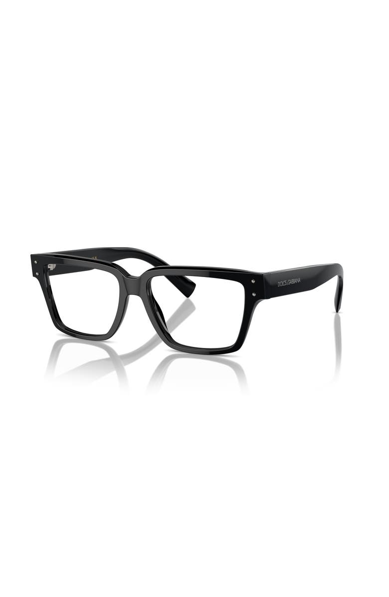 Dolce&Gabbana 55mm Square optical glasses, Main, color, Black